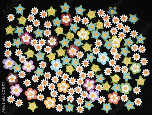 small paper flowers
