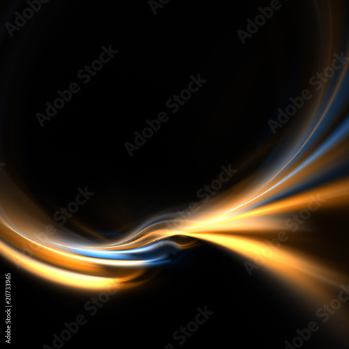 Flowing Swoosh Layout
