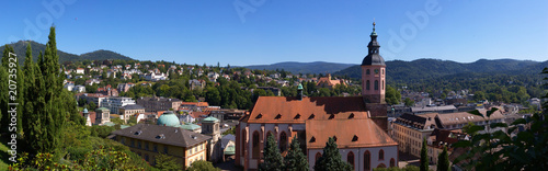 skyline panorama of Baden-Baden