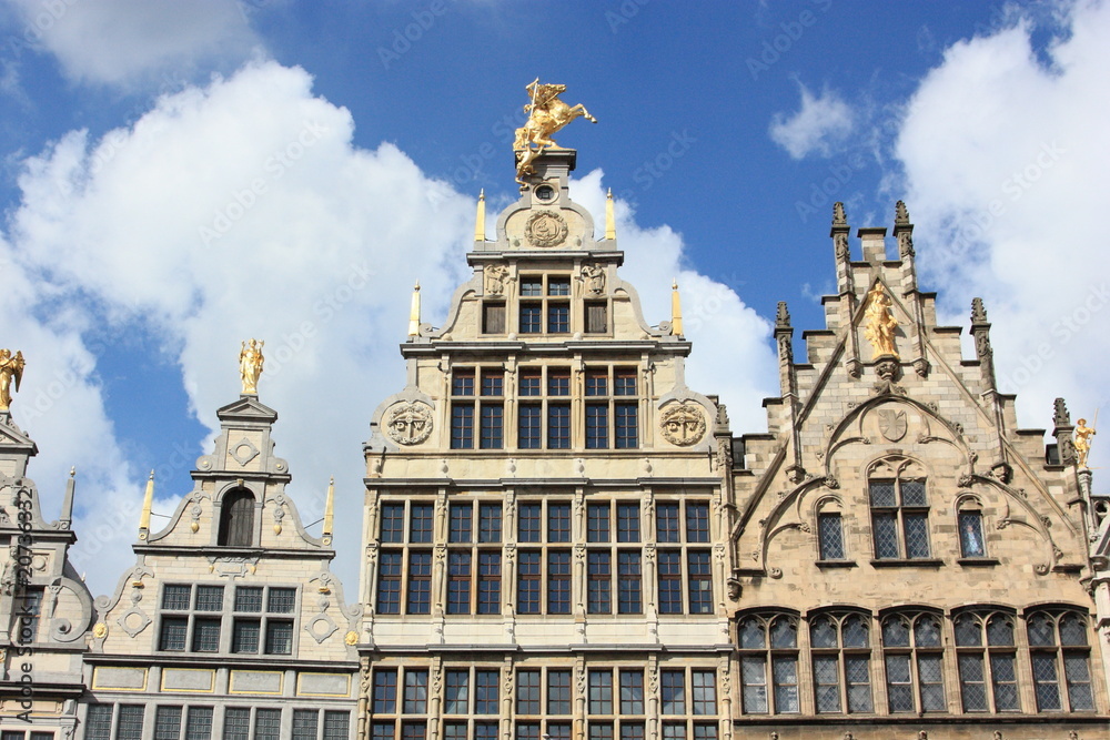 historic center of Antwerp, Belgium
