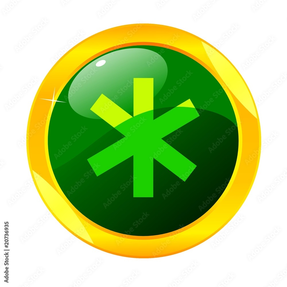 Obraz premium button