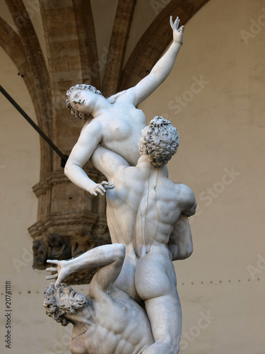 Florence - Rape of the Sabine women. Jean de Boulogne photo