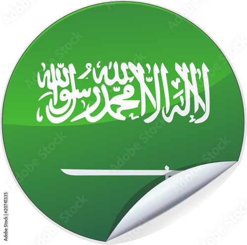Sticker saoudien (détouré)