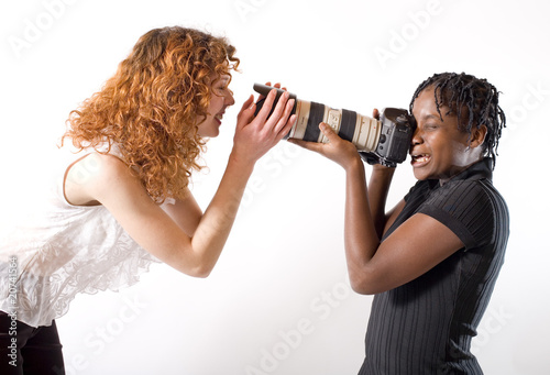 shooting photo très féminin