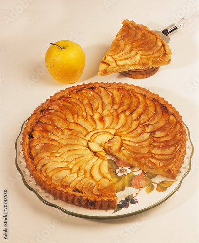 tarte aux pommes photo