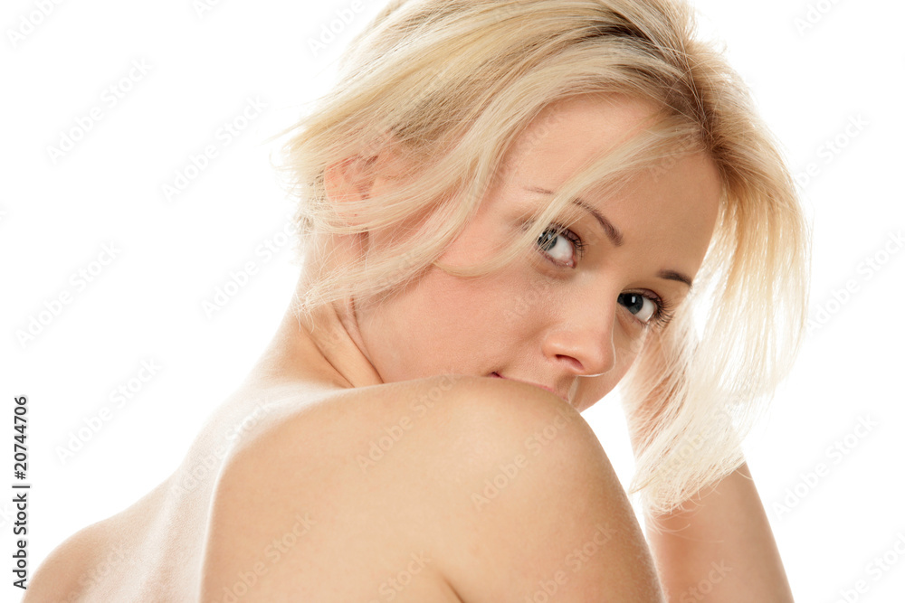Fototapeta premium Beauty woman turning around
