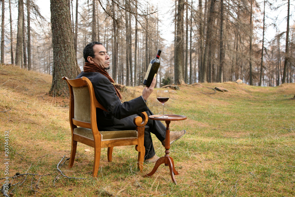 man and wine man and wine