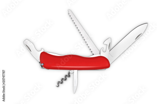 All Purpose Red Swiss Knife photo