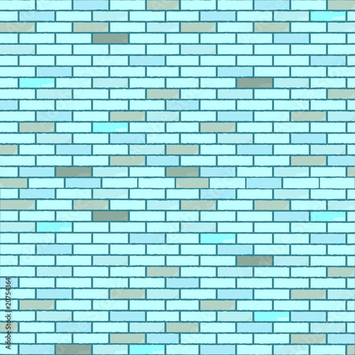 blue seamless bricks wall