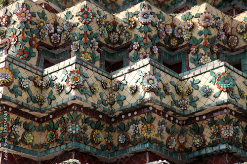 Buddhist temple close up detail