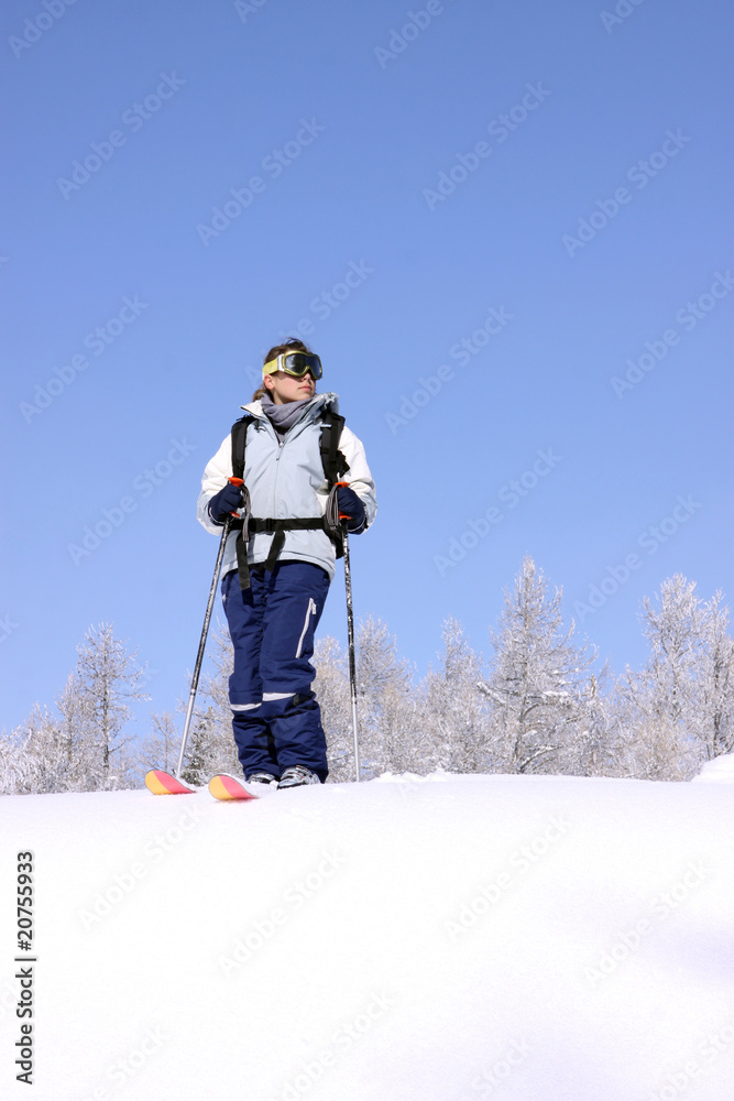 descente blanche