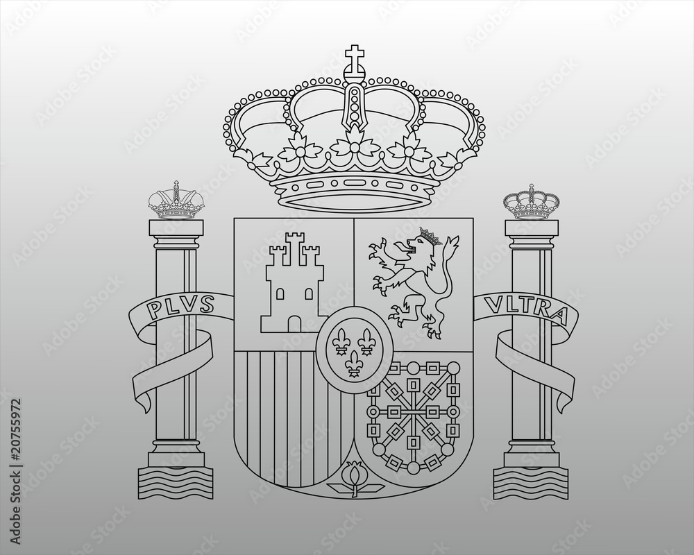 escudo de españa Stock Illustration | Adobe Stock