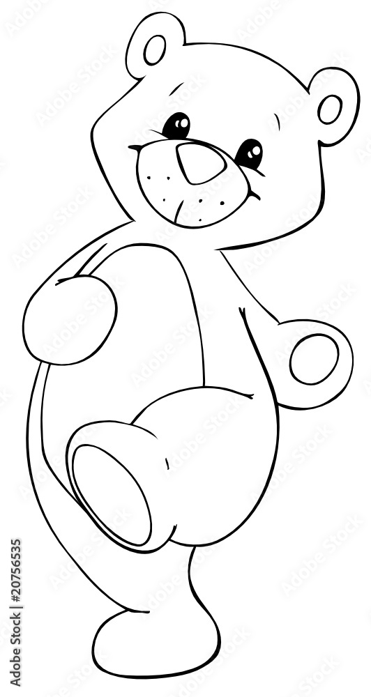Fototapeta premium Bär, Teddy, Teddybär, Bärchen, Stofftier, Kuscheltier