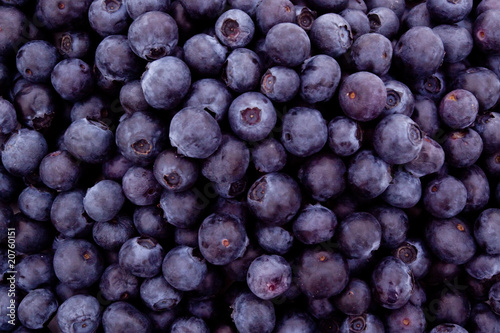 Fresh blueberries as background