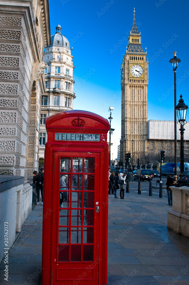 Obraz premium Big Ben and Houses of Parliament, London, UK