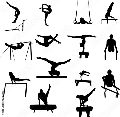 gymnastics collection - vector