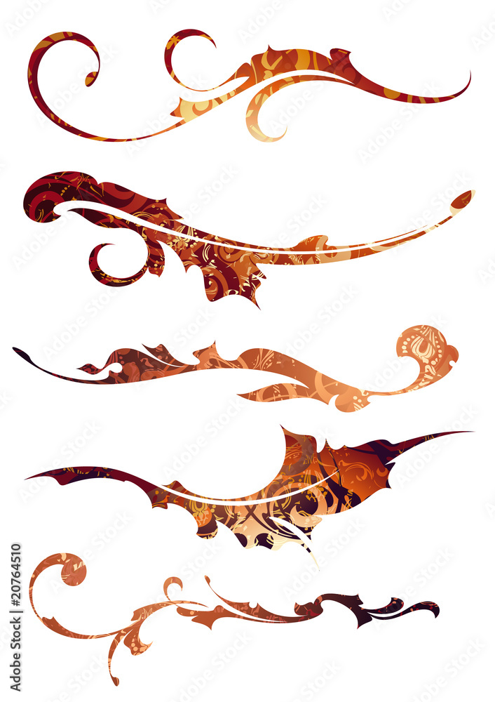 Obraz premium set of design elements