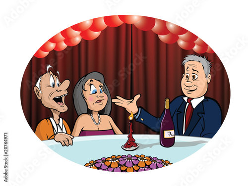 drunk man ballroom reception