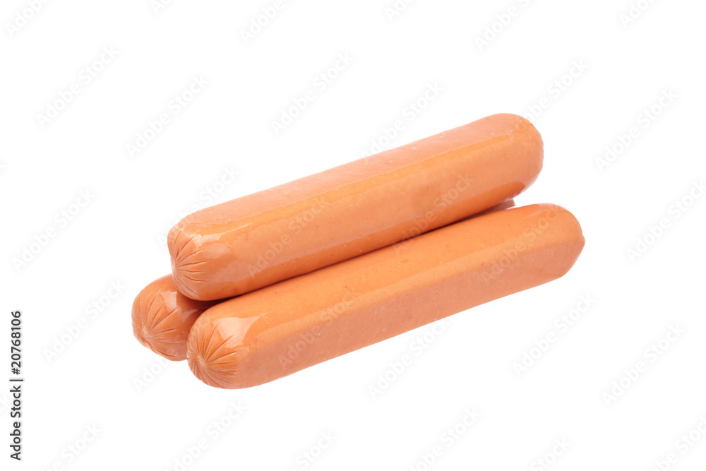 Three sausages Three sausages
