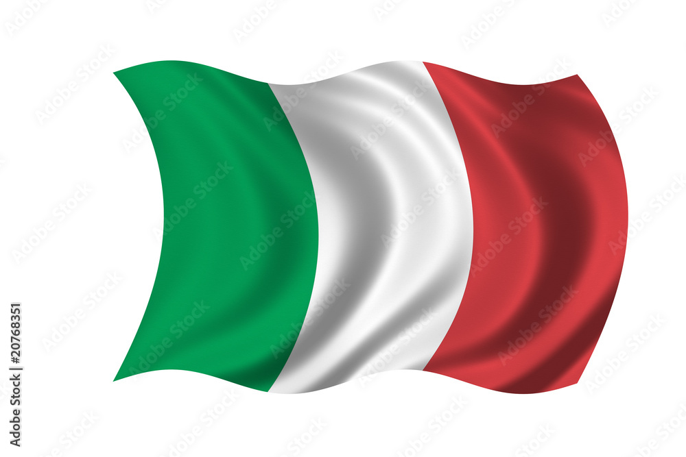 Flagge Italien Stock Illustration