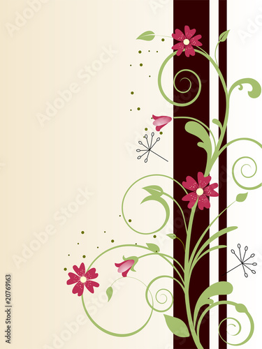 Floraler Hintergrund