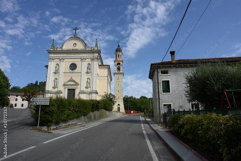 Fototapeta premium albettone chiesa vicenza veneto