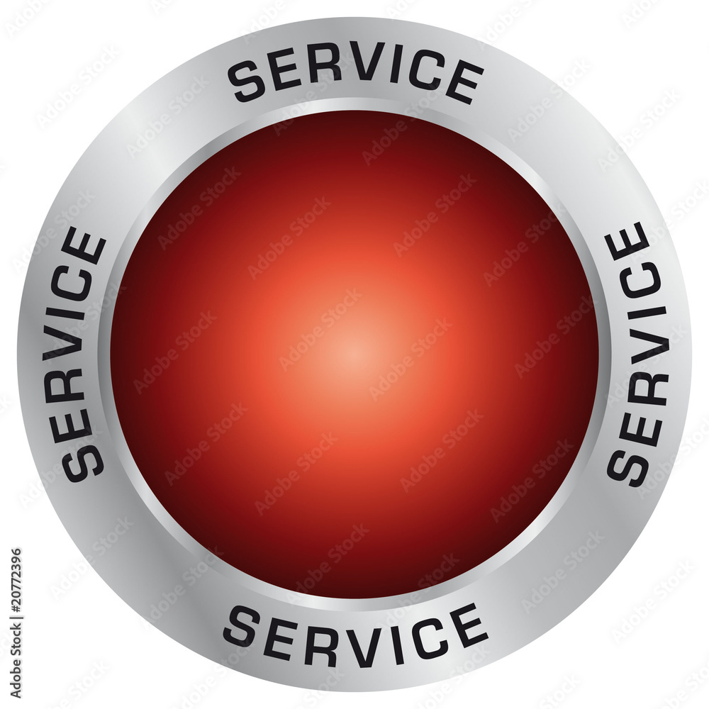 Fototapeta premium Service Button