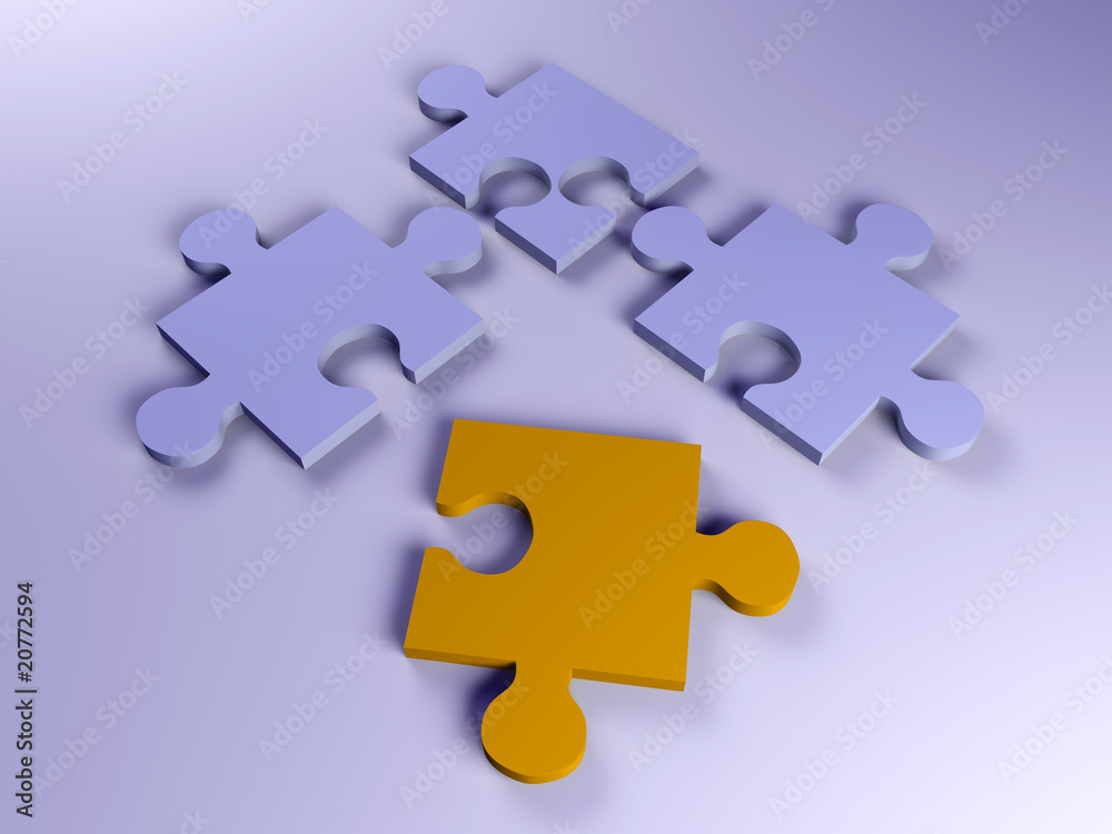 Obraz premium Fehlendes Puzzle Stück