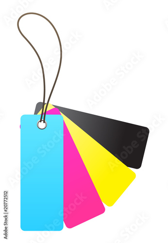 Blank cmyk tag