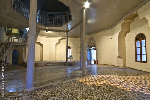 Bey hamam bath historic building at Thessaloniki city in Greece