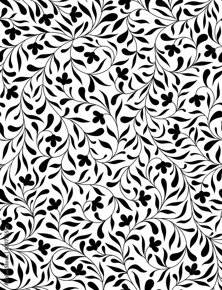 vector seamless floral pattern
