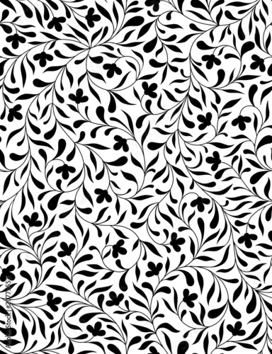 vector seamless floral pattern