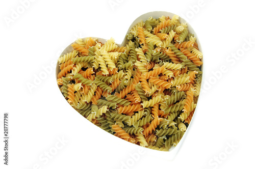 fusilli heart photo