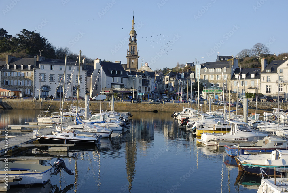 Fototapeta premium Bretagne, port de Binic