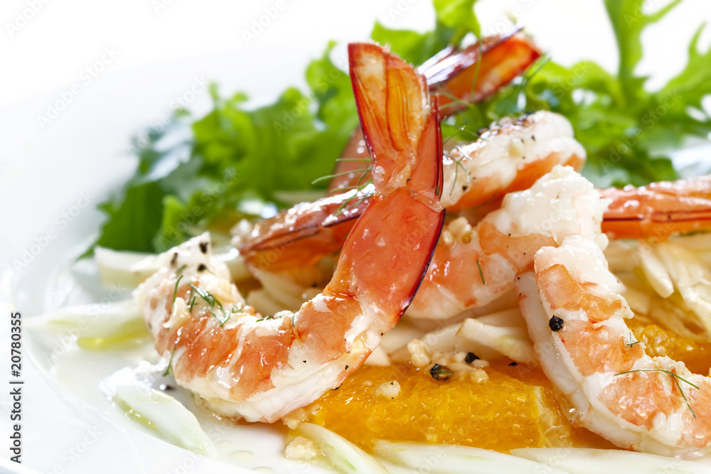 Prawn, Fennel and Orange Salad Prawn, Fennel and Orange Salad