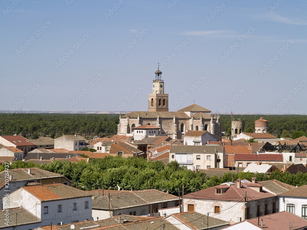 Coca, pequeña ciudad histórica, provincia de Segovia, España