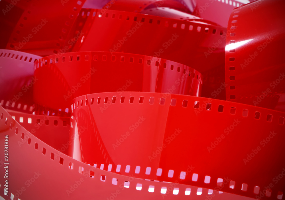 Red Film Background