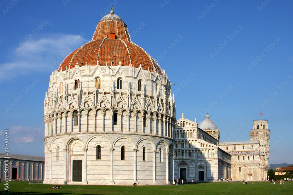 Cathedral complex in Italian city Pisa