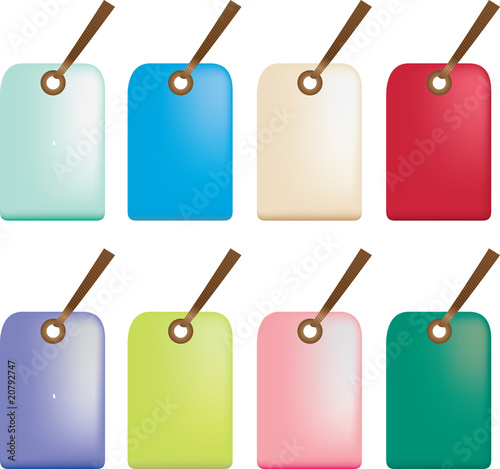 colored labels