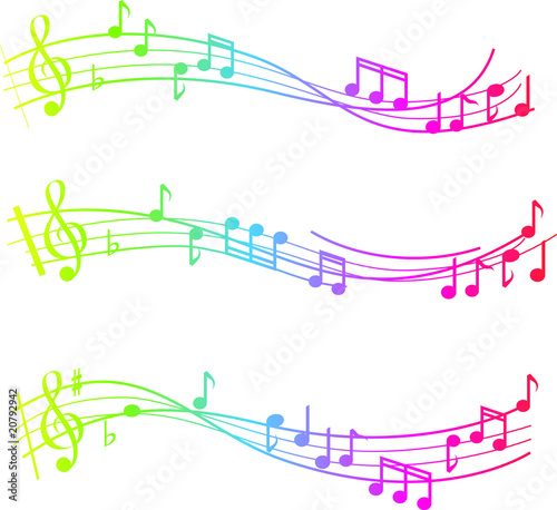 musical swirl of notes