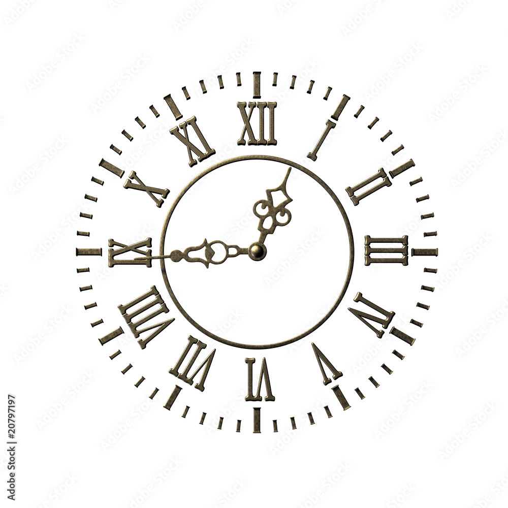 old bronze clock dial old bronze clock dial