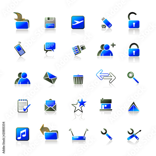Blue Icons