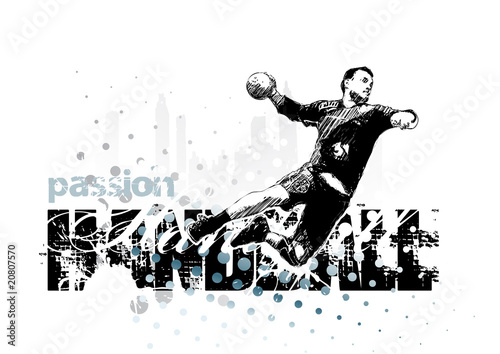 Canvas Print handball 1
