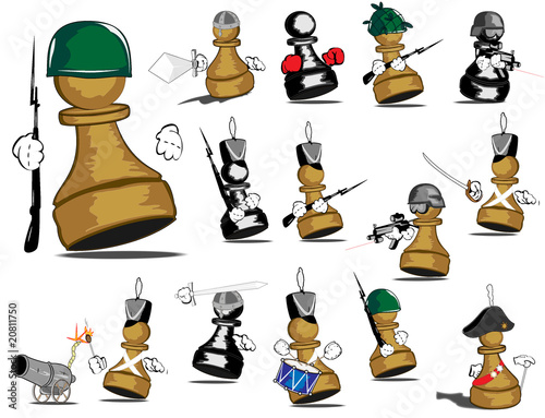 set of pawns