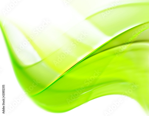 abstract green line