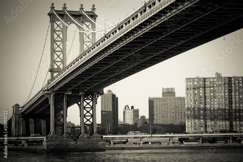 Manhattan Bridge in New York City #20814722
