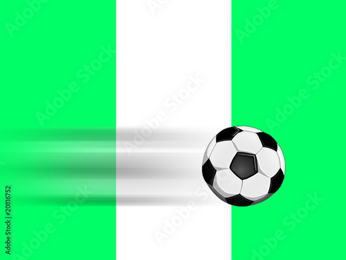 Fussballmannschaft aus Nigeria