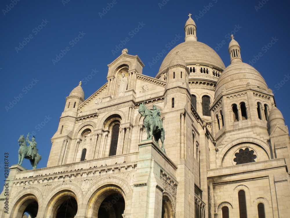 Parigi La basilica del Sacro Cuore