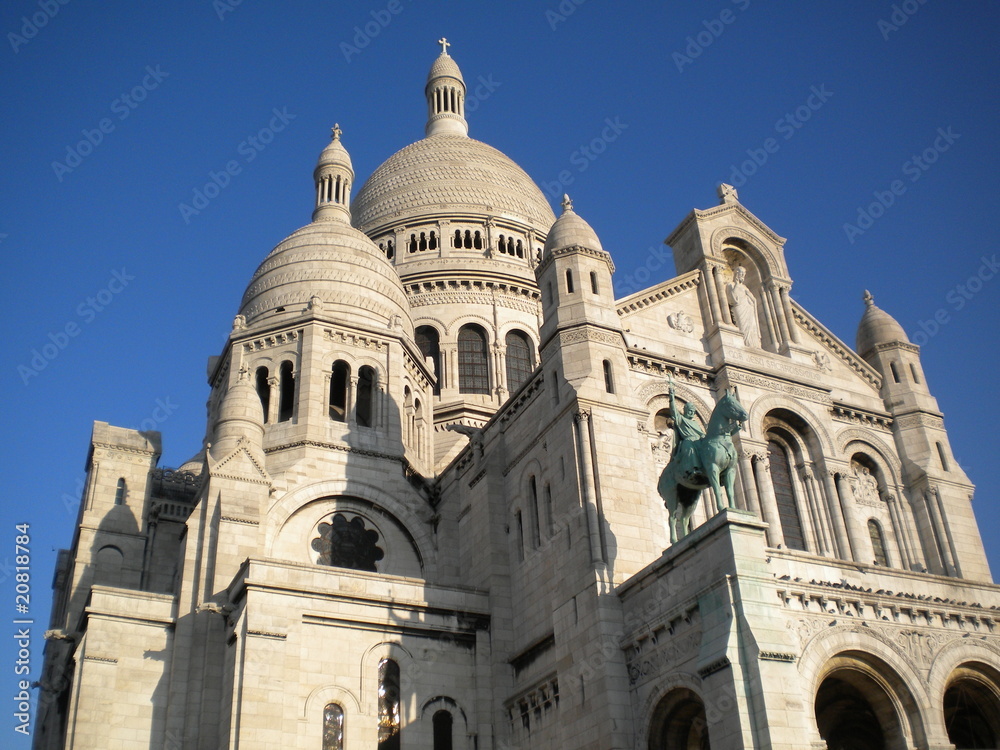 Parigi La basilica del Sacro Cuore