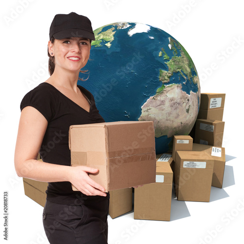 International female courier